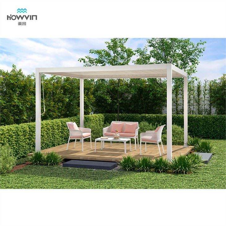 Pergola ea Kantle e nang le Kitchen